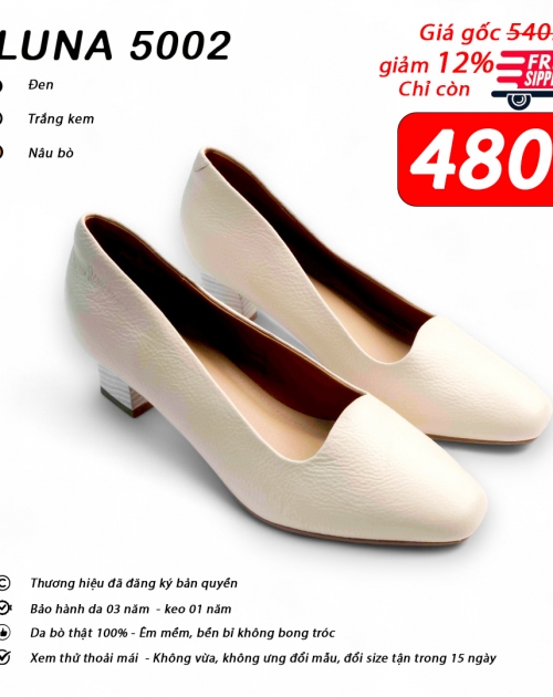 Giày cao gót LUNASHOES 5002