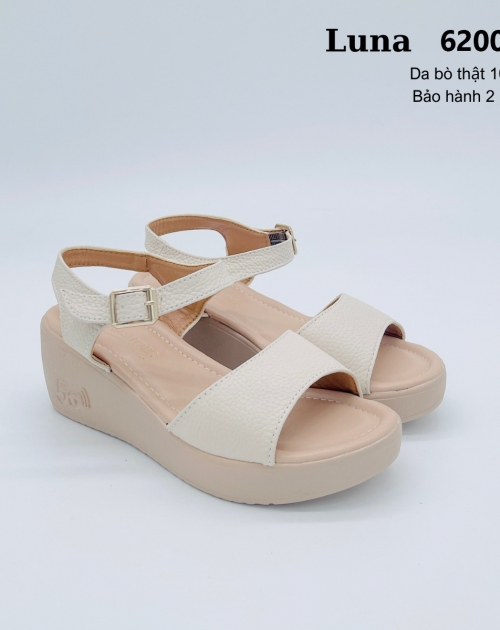 Dép Sandal nữ da bò LUNASHOES 62002